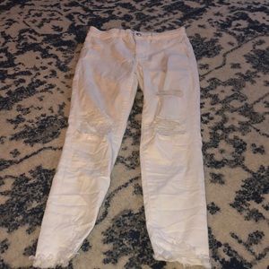 jeans ripped thigh and knees